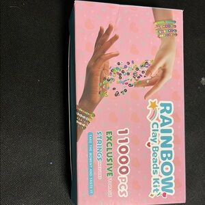 Rainbow Clay Beads Kit - Multicolor
